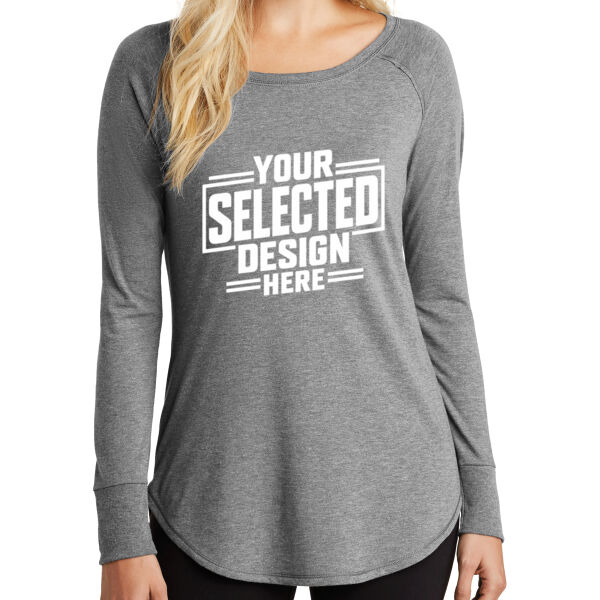 TVCC - Women's Perfect Tri ® Long Sleeve Tunic Tee Thumbnail